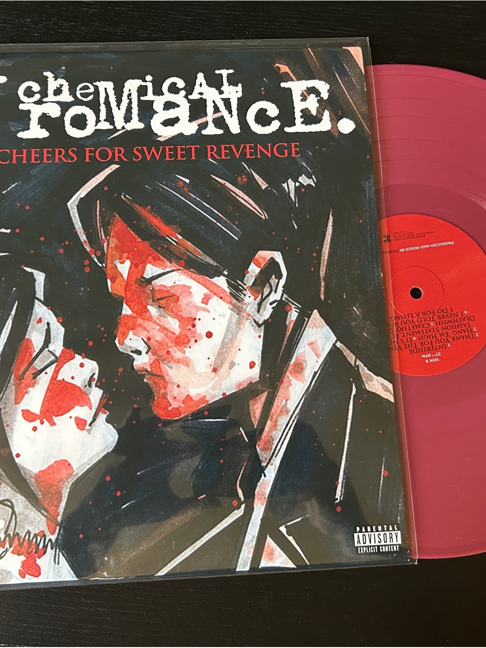 My Chemical Romance 'Three Cheers for Sweet Revenge' Ox Blood variant